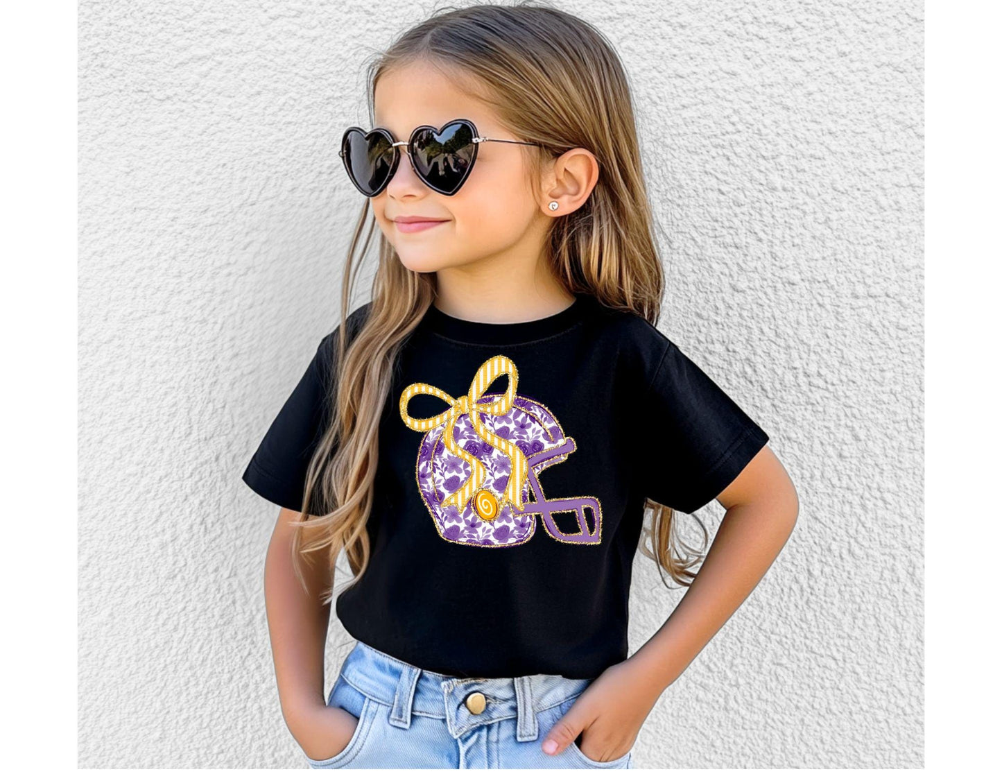 Purple and Gold Helmet