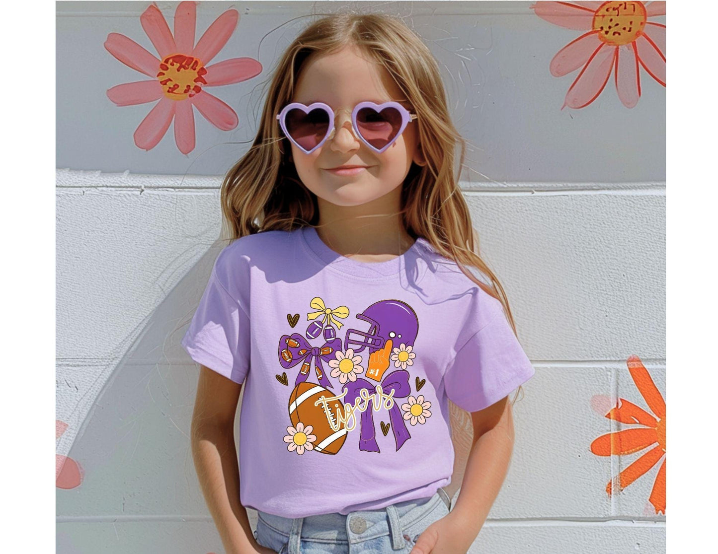 Kids Tiger Football Collage