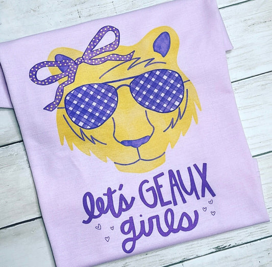 Let's GEAUX Girls Tee